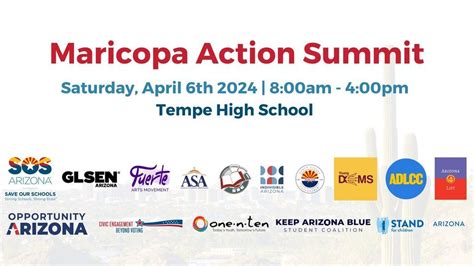 Maricopa Action Summit, Tempe High School, April 6 2024 | AllEvents.in