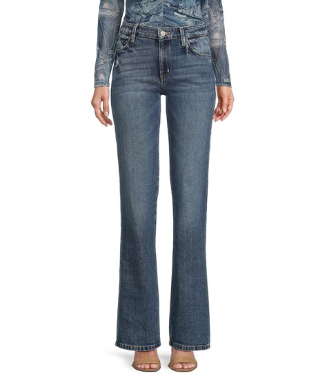 Guess Sexy Mid Rise Straight Jeans | Dillard's