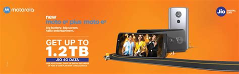 Buy Moto E5/E5 Plus Online India - Get Additional 100GB 4G Data