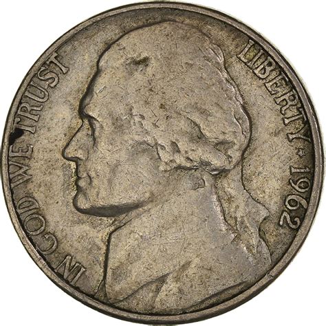 [#938570] moneda, estados unidos, 5 cents, 1962 - Compra venta en ...