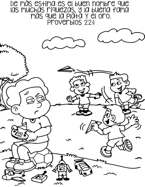 COLOREAR PROVERBIOS DE LA BIBLIA- ARCHIVO DESCARGABLE