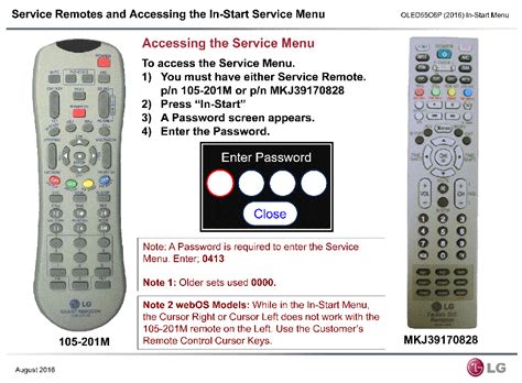 Image result for LG B7 Service Menu