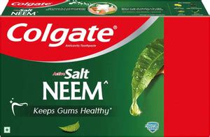 Colgate Active Salt Neem Toothpaste, Germ Fighting Toothpaste for ...