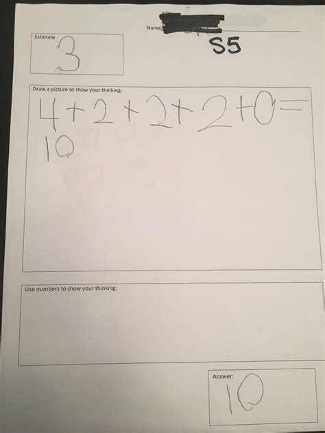 3-Act Task: A kindergarten lesson captured | Questioning My Metacognition