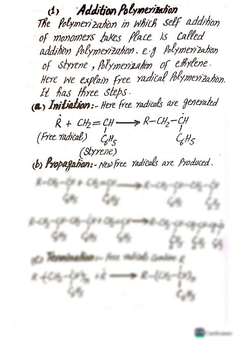 Image result for Addition Polymerization