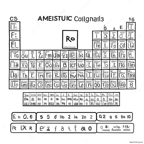 Periodic Table Elements Coloring Page (52302-41865)