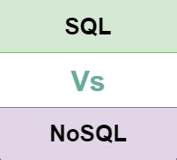 Image result for Diff Between SQL and NoSQL