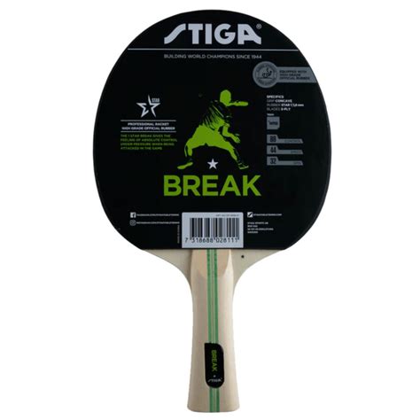 Stiga Break Table Tennis Racket – Romjee Sports Llp