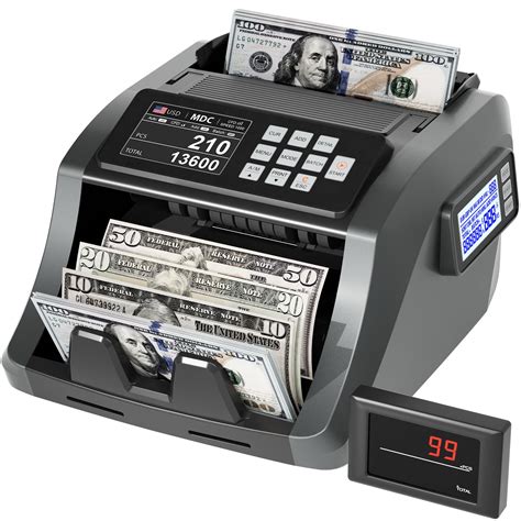 [Upgrade] 2024 YICHOING Mixed Denomination Money Counter Machine, Value ...