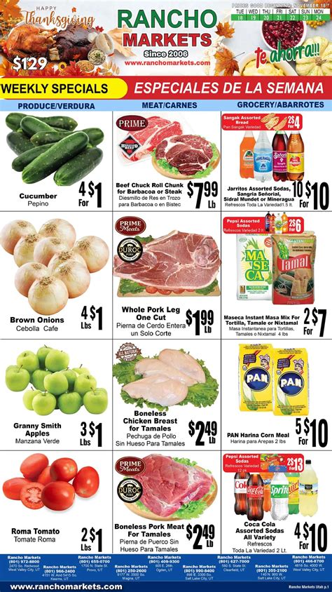 Rancho Markets Weekly Ad | 11/18 - 11/24 2025 | Sale
