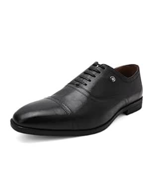 Buy Louis Philippe Men Black Solid Oxford Formal Imported Premium ...