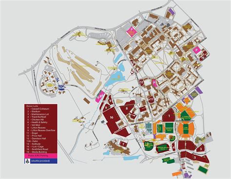 Virginia Tech Parking Lot Map | Virginia Map