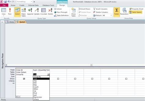 Image result for Access Query Total Number Match
