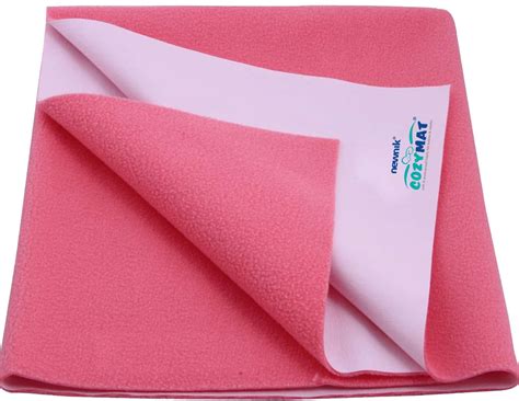 Buy NEWNIK COZYMAT DRY SHEET (SIZE: 70CM X 100CM) MEDIUM SALMON ROSE ...