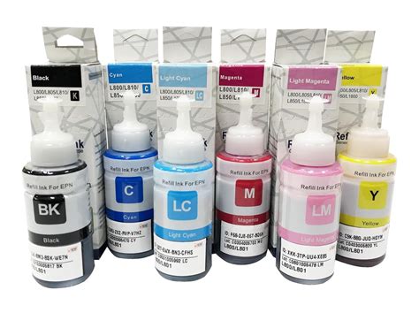 SDS Refill Ink Compatible for Epson L805 WiFi Ink-Tank Photo Printer ...