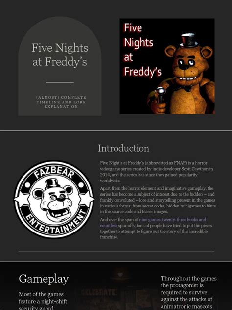 FNAF Timeline | PDF