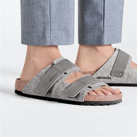 Uji Natural Leather-Felt Light Gray | BIRKENSTOCK