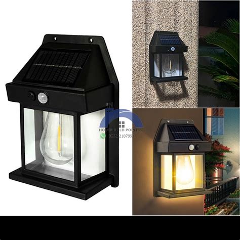 Image result for Solar Motion Sensor Lamp Installation