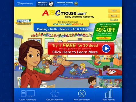 Image result for ABCmouse Log In