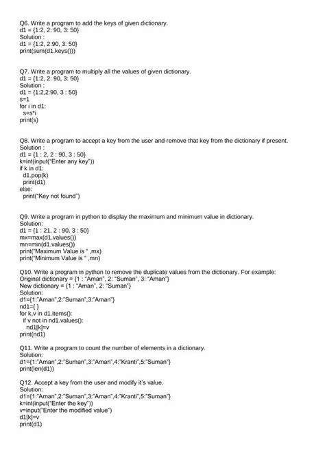 Dictionaries in Python Flashcard 的图像结果