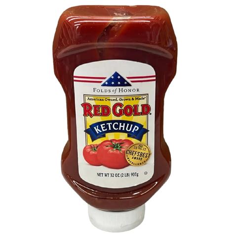 Red Gold Tomato Ketchup 32 Oz Bottle — UPC 72940143437 — Go-UPC
