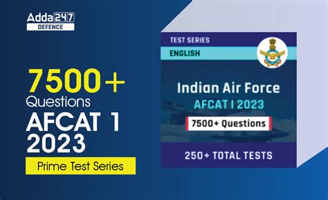 7500+Questions AFCAT 1 2023 Prime Test Series