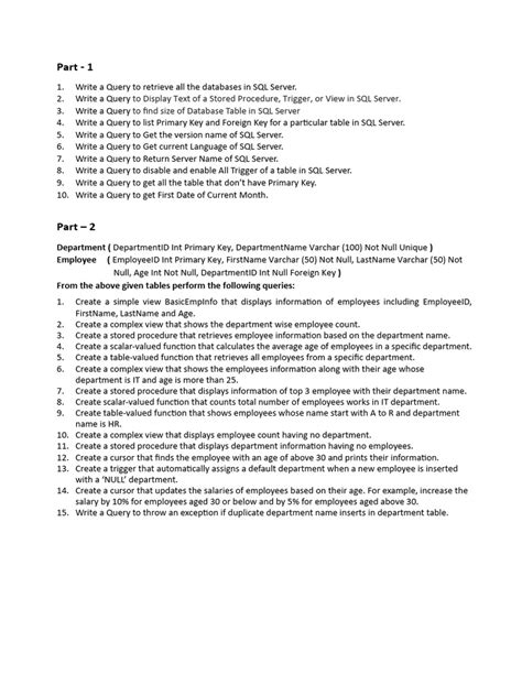 DBMS Queries in SQL 的图像结果