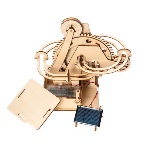 Solar 3D Wooden Marble Run STEM Kit | Science Projects