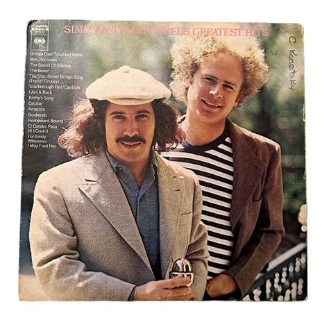 Simon and Garfunkel greatest hits art album vinyl... - Depop