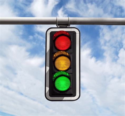 Know What You Need to Do at Each Color of a Traffic Light