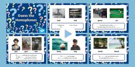 Homophones PowerPoint & Google Slides I Grammar & Spelling