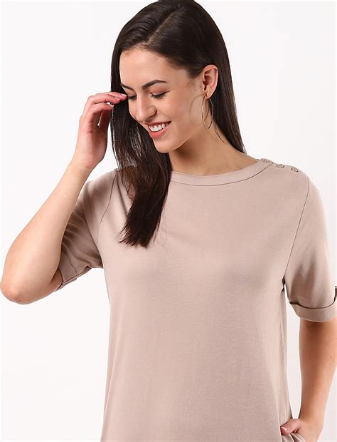 Buy Pure Cotton Solid Shift Dress at Marks & Spencer