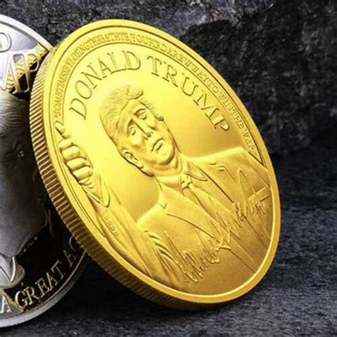 Donald Trump President OFFICIAL GOLD Dollar Commemorative Coin - Etsy
