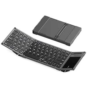 Amazon.in: Buy Inateck Foldable Keyboard with Touchpad, Bluetooth ...