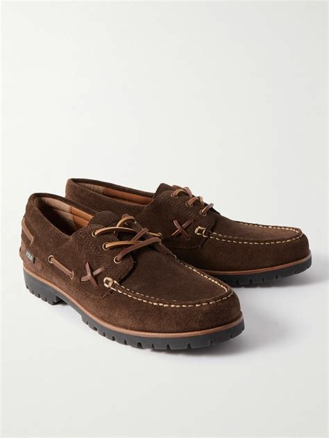 Polo Ralph Lauren - Suede Boat Shoes - Brown Polo Ralph Lauren