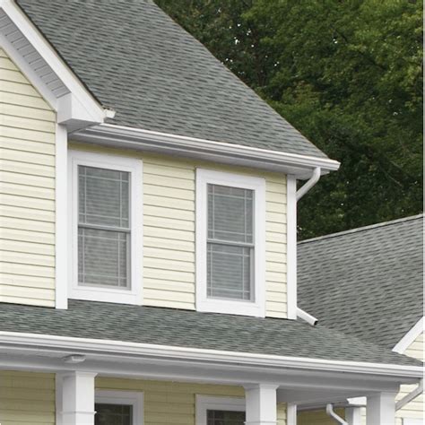 Georgia-Pacific Shadow Ridge Double 5-in Dutch lap Cream Vinyl Siding ...
