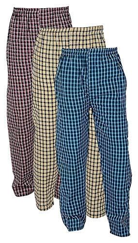 Buy DIGITAL SHOPEE Men's Cotton Checkered Pajama Lower Pant (Color ...