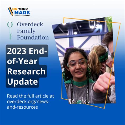 One of our funders, Overdeck Family Foundation, just published their ...