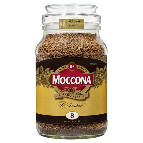 Moccona Dark Roast, Classic 8, 400g, Bold Flavor, Intense Aroma ...