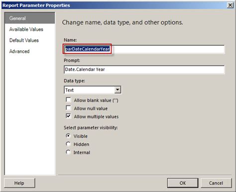 Image result for SSRS Example Add Parameters