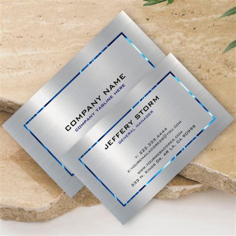 Stainless Steel Business Cards 的图像结果