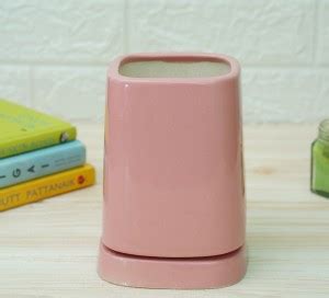 GOLD DUST Ceramic Pots Plant Containers Pink Tower Plant Container Set ...