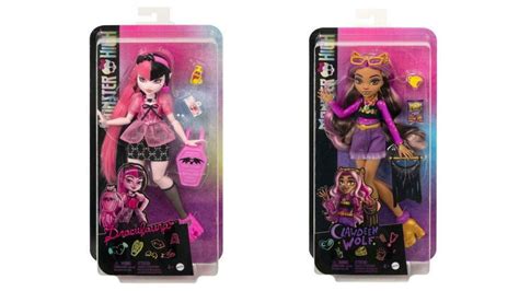 Buy Bundle of 2 |Monster High® Dolls Draculaura™ & Clawdeen Wolf ...
