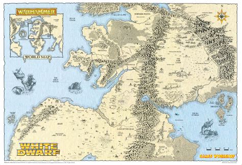 [Warhammer Old World Map] - Curtis Wright Maps