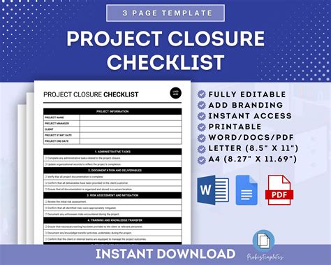 Image result for Project Closure Checklist