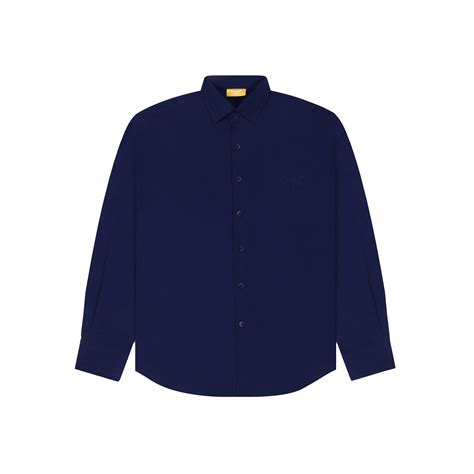 Sugga Solid Shirt In Navy Blue – sugga.offical