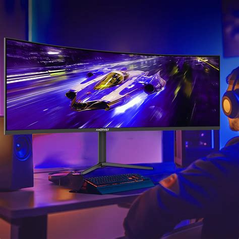 Amzfast 49 Inch Curved Monitor 120Hz DQHD India | Ubuy
