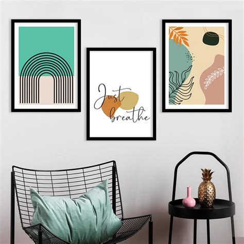 Nature Inspired Modern Art Wall Arts for Living Room Wall Decor : Luxu ...