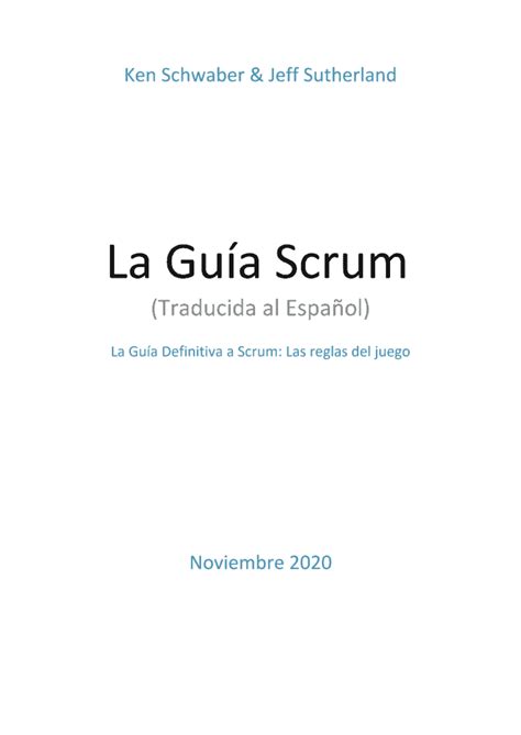 Guía de Scrum 2020 • Jeronimo Palacios