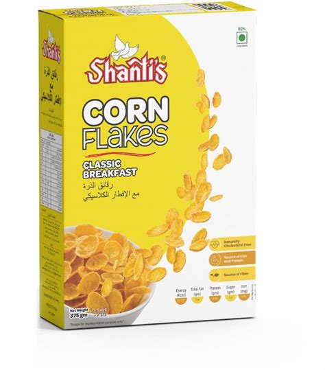 shanti's Corn Flakes/Breakfast Cereals/Ready to Eat/Crunchy and Tasty ...